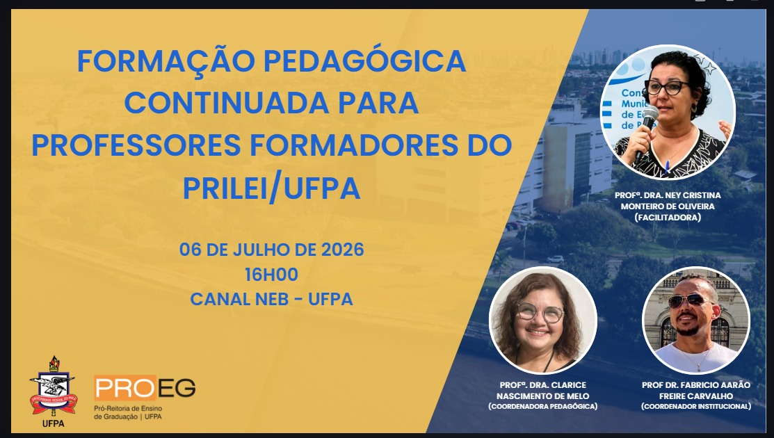 Imagem do edital de professor formador PRILEI